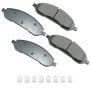 Akebono ACT1022 Akebono ProACT Ultra Premium Ceramic Disc Brake Pad Kit