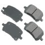 Akebono ACT1028 Akebono ProACT Ultra Premium Ceramic Disc Brake Pad Kit