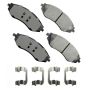 Akebono ACT1035 Akebono ProACT Ultra Premium Ceramic Disc Brake Pad Kit