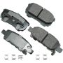 Akebono ACT1037A Akebono ProACT Ultra Premium Ceramic Disc Brake Pad Kit