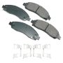 Akebono ACT1039 Akebono ProACT Ultra Premium Ceramic Disc Brake Pad Kit