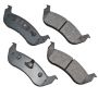Akebono ACT1040 Akebono ProACT Ultra Premium Ceramic Disc Brake Pad Kit