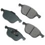 Akebono ACT1044 Akebono ProACT Ultra Premium Ceramic Disc Brake Pad Kit