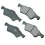 Akebono ACT1047A Akebono ProACT Ultra Premium Ceramic Disc Brake Pad Kit