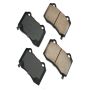 Akebono ACT1053 Akebono ProACT Ultra Premium Ceramic Disc Brake Pad Kit