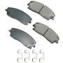 Akebono ACT1056 Akebono ProACT Ultra Premium Ceramic Disc Brake Pad Kit