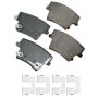 Akebono ACT1057 Akebono ProACT Ultra Premium Ceramic Disc Brake Pad Kit