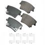 Akebono ACT1057A Akebono ProACT Ultra Premium Ceramic Disc Brake Pad Kit