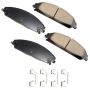 Akebono ACT1058 Akebono ProACT Ultra Premium Ceramic Disc Brake Pad Kit