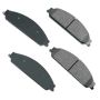 Akebono ACT1070 Akebono ProACT Ultra Premium Ceramic Disc Brake Pad Kit