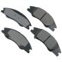 Akebono ACT1074 Akebono ProACT Ultra Premium Ceramic Disc Brake Pad Kit
