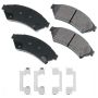 Akebono ACT1075 Akebono ProACT Ultra Premium Ceramic Disc Brake Pad Kit