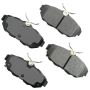 Akebono ACT1082 Akebono ProACT Ultra Premium Ceramic Disc Brake Pad Kit