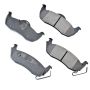 Akebono ACT1087 Akebono ProACT Ultra Premium Ceramic Disc Brake Pad Kit