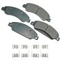 Akebono ACT1092 Akebono ProACT Ultra Premium Ceramic Disc Brake Pad Kit