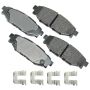 Akebono ACT1114A Akebono ProACT Ultra Premium Ceramic Disc Brake Pad Kit