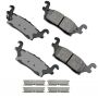 Akebono ACT1120 Akebono ProACT Ultra Premium Ceramic Disc Brake Pad Kit