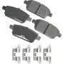 Akebono ACT1161 Akebono ProACT Ultra Premium Ceramic Disc Brake Pad Kit