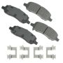 Akebono ACT1172 Akebono ProACT Ultra Premium Ceramic Disc Brake Pad Kit