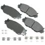 Akebono ACT1178A Akebono ProACT Ultra Premium Ceramic Disc Brake Pad Kit