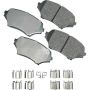 Akebono ACT1179 Akebono ProACT Ultra Premium Ceramic Disc Brake Pad Kit
