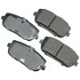 Akebono ACT1180 Akebono ProACT Ultra Premium Ceramic Disc Brake Pad Kit
