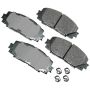 Akebono ACT1184 Akebono ProACT Ultra Premium Ceramic Disc Brake Pad Kit