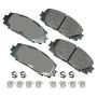 Akebono ACT1184A Akebono ProACT Ultra Premium Ceramic Disc Brake Pad Kit