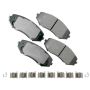 Akebono ACT1188 Akebono ProACT Ultra Premium Ceramic Disc Brake Pad Kit