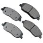 Akebono ACT1202 Akebono ProACT Ultra Premium Ceramic Disc Brake Pad Kit