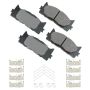 Akebono ACT1222A Akebono ProACT Ultra Premium Ceramic Disc Brake Pad Kit