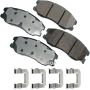 Akebono ACT1264 Akebono ProACT Ultra Premium Ceramic Disc Brake Pad Kit