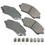 Akebono ACT1273 Akebono ProACT Ultra Premium Ceramic Disc Brake Pad Kit