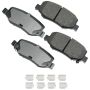 Akebono ACT1274A Akebono ProACT Ultra Premium Ceramic Disc Brake Pad Kit