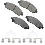 Akebono ACT1280 Akebono ProACT Ultra Premium Ceramic Disc Brake Pad Kit