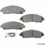 Akebono ACT1280 Akebono ProACT Ultra Premium Ceramic Disc Brake Pad Kit