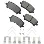 Akebono ACT1281 Akebono ProACT Ultra Premium Ceramic Disc Brake Pad Kit