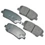 Akebono ACT1284 Akebono ProACT Ultra Premium Ceramic Disc Brake Pad Kit