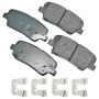 Akebono ACT1284B Akebono ProACT Ultra Premium Ceramic Disc Brake Pad Kit
