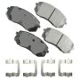 Akebono ACT1295 Akebono ProACT Ultra Premium Ceramic Disc Brake Pad Kit