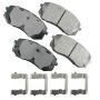 Akebono ACT1295A Akebono ProACT Ultra Premium Ceramic Disc Brake Pad Kit
