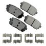 Akebono ACT1296 Akebono ProACT Ultra Premium Ceramic Disc Brake Pad Kit