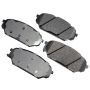 Akebono ACT1301 Akebono ProACT Ultra Premium Ceramic Disc Brake Pad Kit
