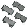 Akebono ACT1303 Akebono ProACT Ultra Premium Ceramic Disc Brake Pad Kit