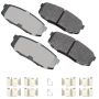 Akebono ACT1304A Akebono ProACT Ultra Premium Ceramic Disc Brake Pad Kit