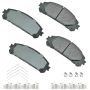 Akebono ACT1324A Akebono ProACT Ultra Premium Ceramic Disc Brake Pad Kit