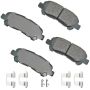 Akebono ACT1325A Akebono ProACT Ultra Premium Ceramic Disc Brake Pad Kit