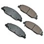 Akebono ACT1332 Akebono ProACT Ultra Premium Ceramic Disc Brake Pad Kit