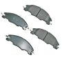 Akebono ACT1339 Akebono ProACT Ultra Premium Ceramic Disc Brake Pad Kit