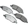 Akebono ACT1345 Akebono ProACT Ultra Premium Ceramic Disc Brake Pad Kit